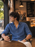 premium linen shirts for men in NYC