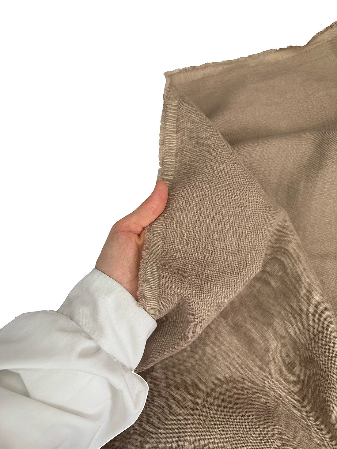 Men's Handwoven Linen White Shirt